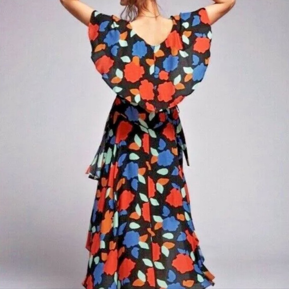 SOLD🤎Free People Maxi High Low Dress size Small - Picture 3 of 10